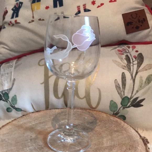 Vintage Tulip bohemian crystal drinking glasses.SET Of 4 - Picture 2 of 6